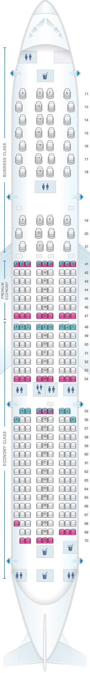 singapore airlines a350 seat map.